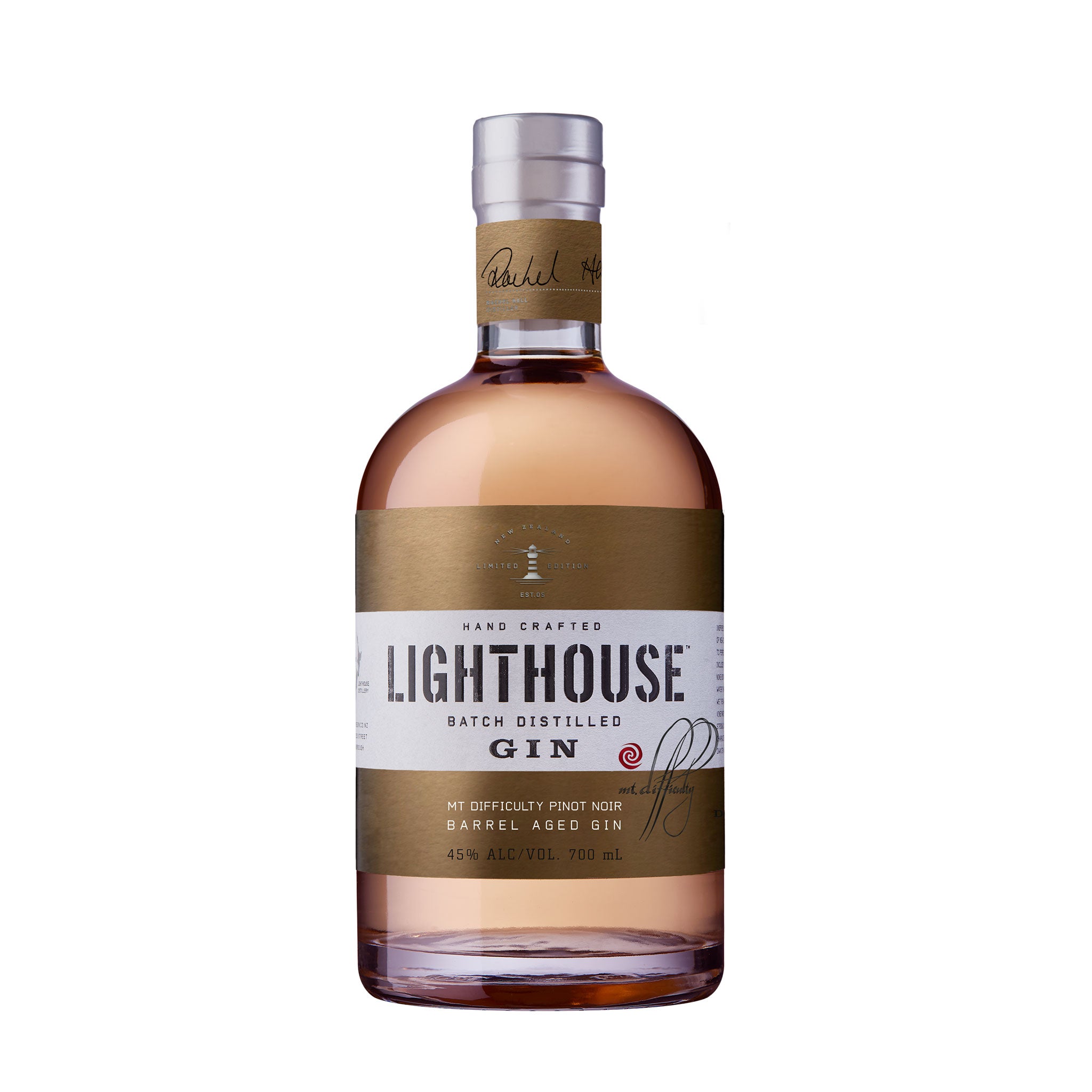 Lighthouse Gin <br>Mt Difficulty Barrel Aged 700ml